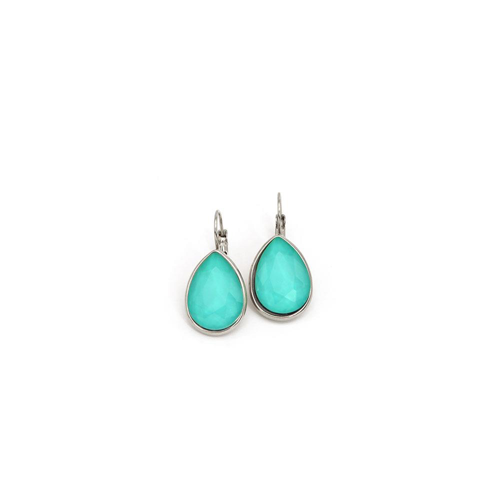 Water medium reflection earrings